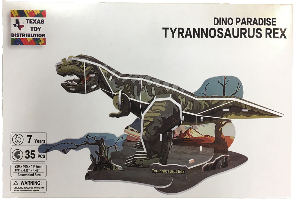 Dinosaur 3D Puzzles EPS Foam Puzzle Sets, Six Types