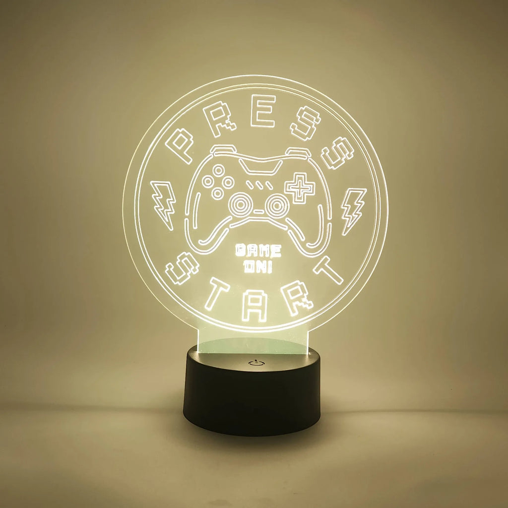 Gaming LED Accent Light | Press Start