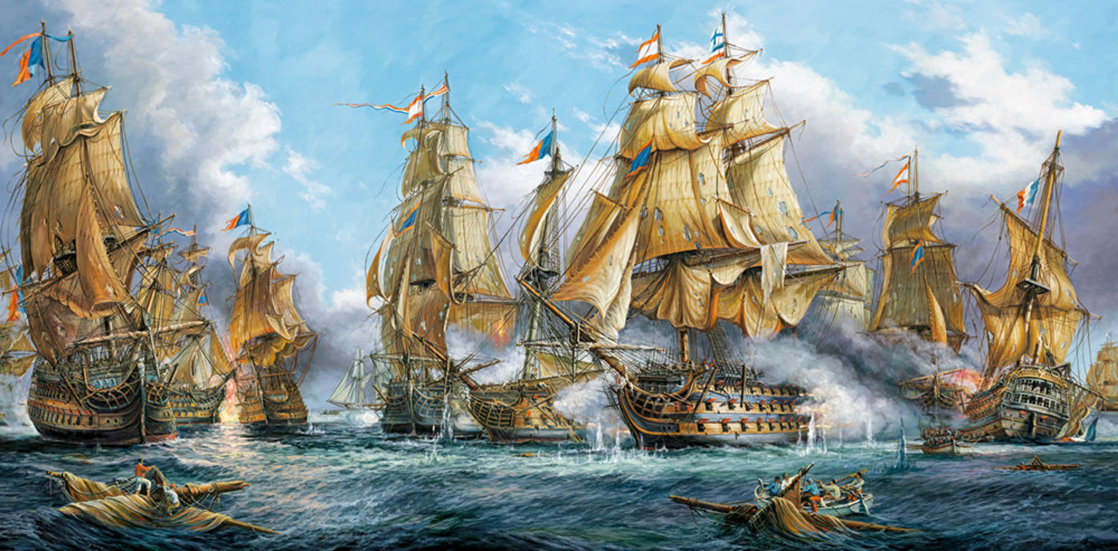 Naval Battle, 4000 Piece Jigsaw Puzzle
