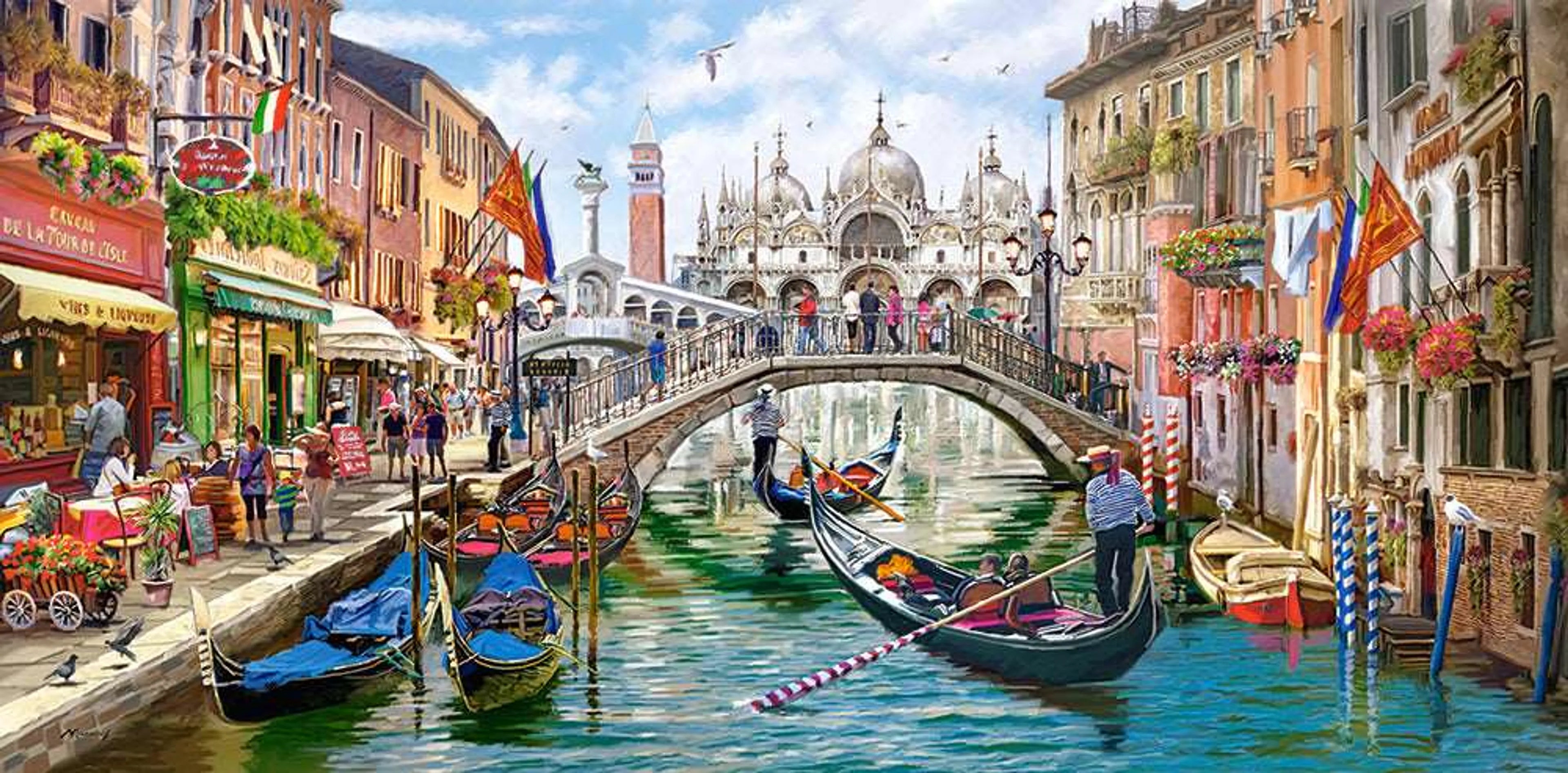 Charms of Venice, 4000 Piece Jigsaw Puzzle