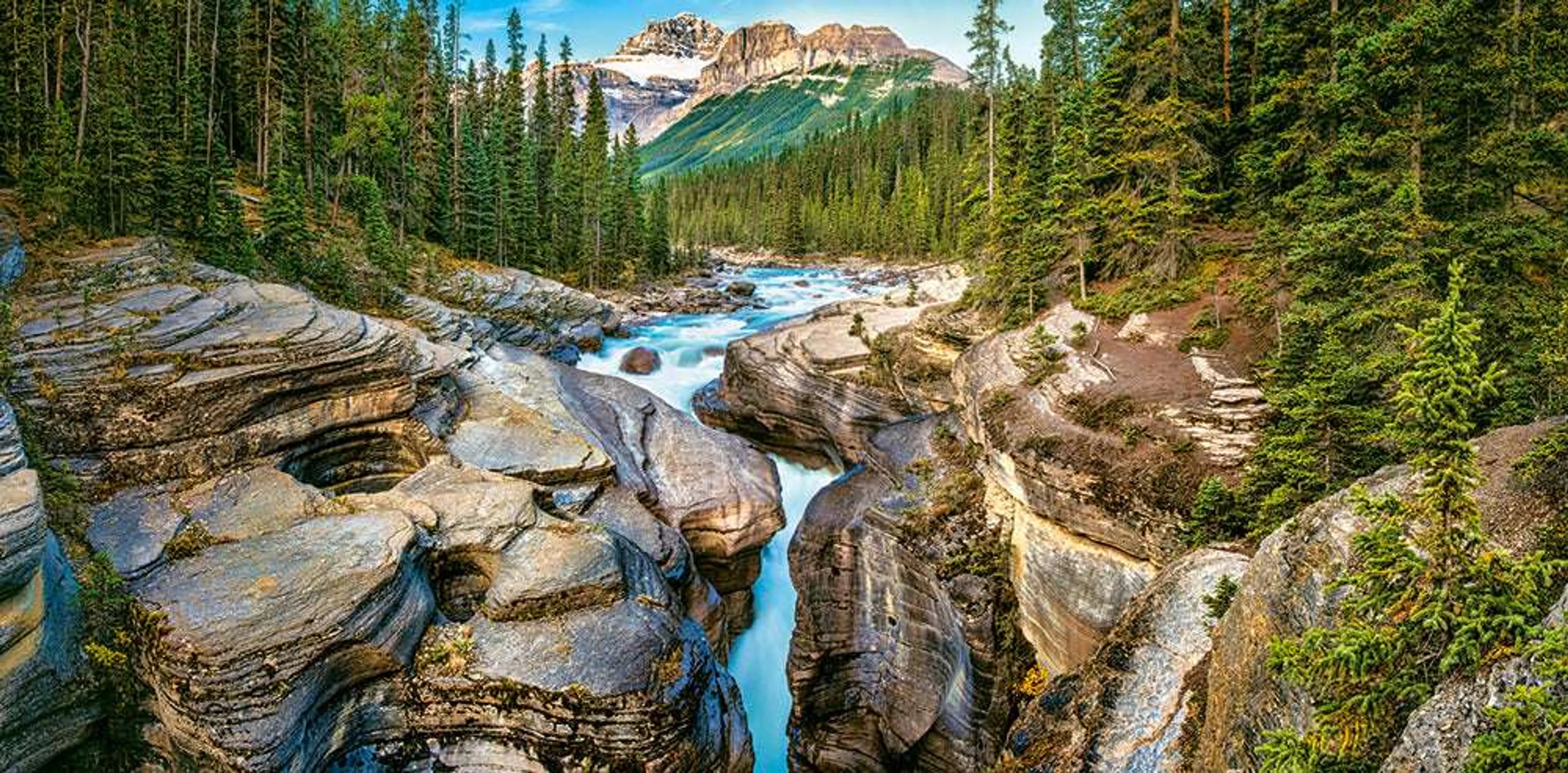 Mistaya Canyon, Banff National Park, Canada, 4000 Piece Jigsaw Puzzle