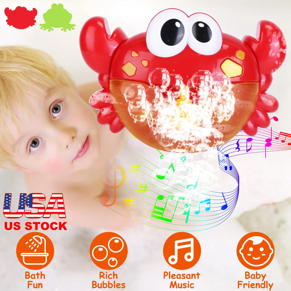 Frog Musical Bubble Bath Maker Baby Bath Toys