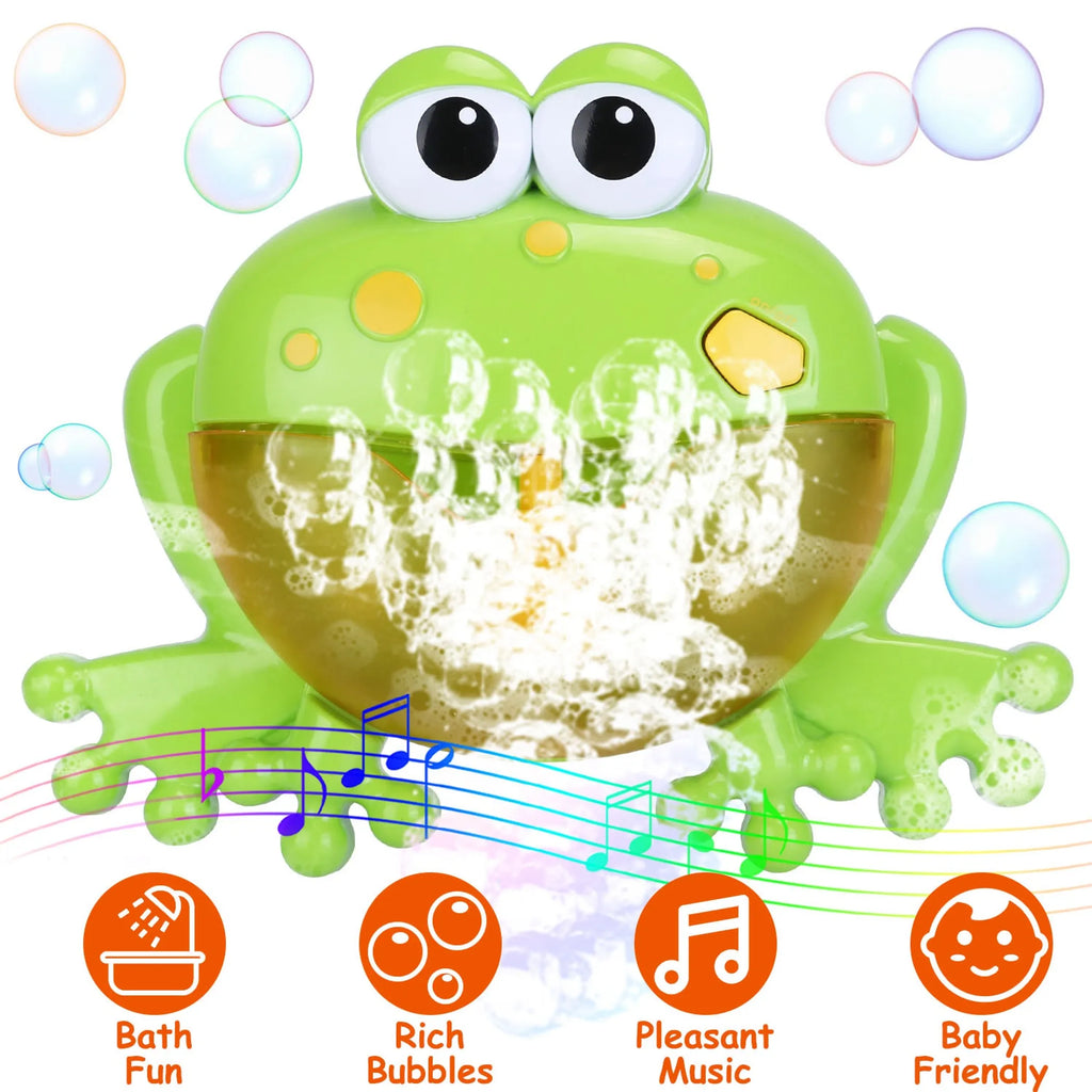 Frog Musical Bubble Bath Maker Baby Bath