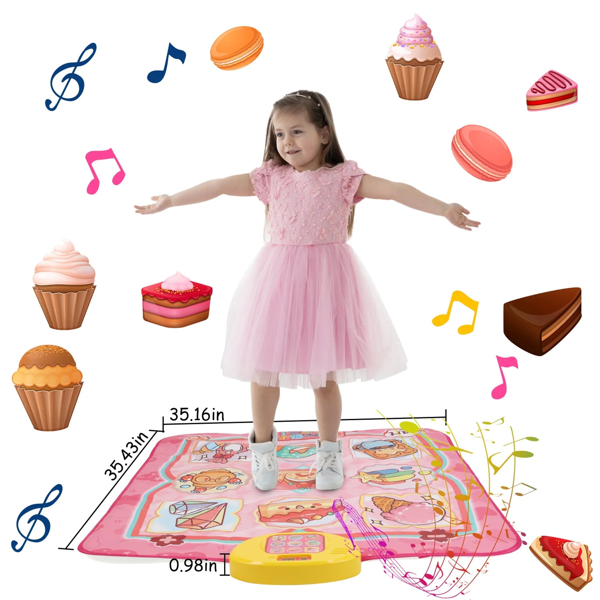 Cake Dance Mat for Kids Electronic
