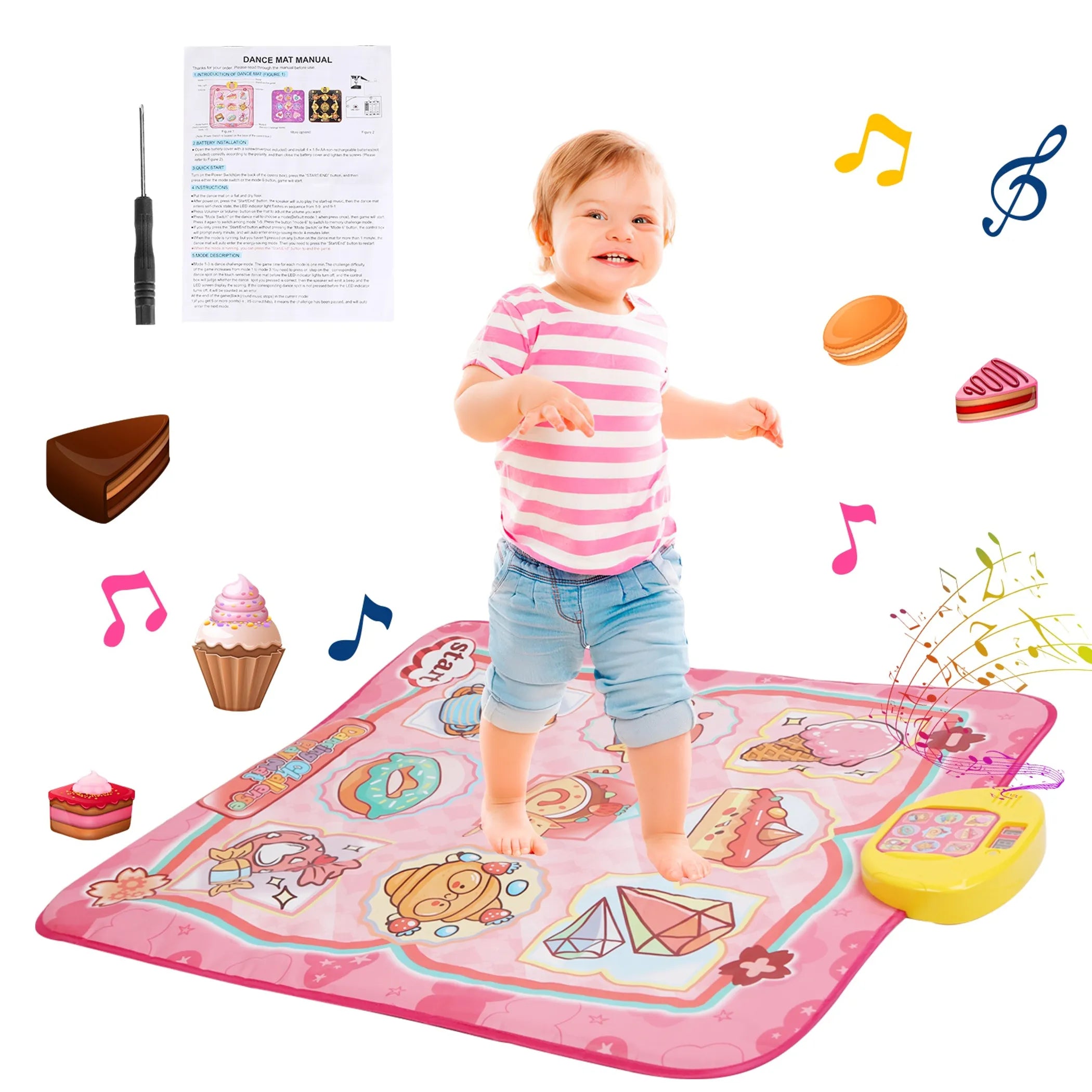 Cake Dance Mat for Kids Electronic
