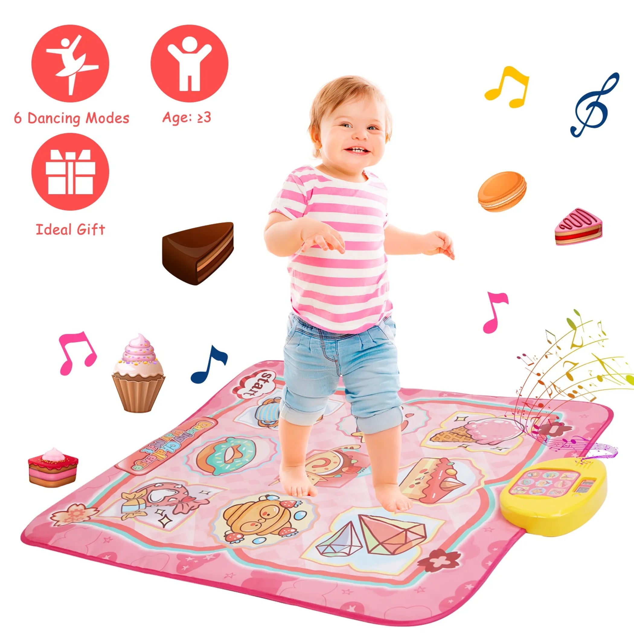 Cake Dance Mat for Kids Electronic