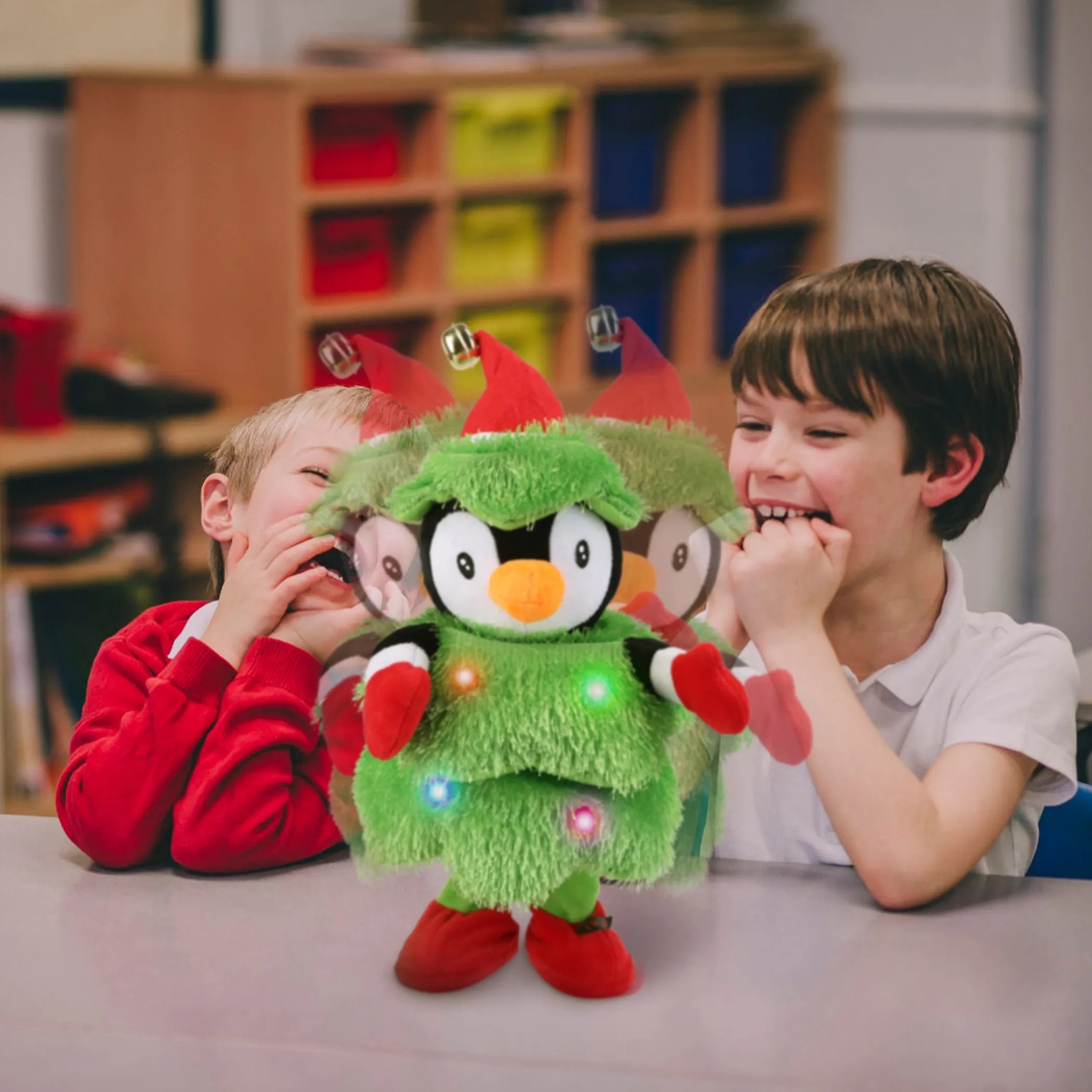 Electric Dancing Singing Plush Toy Twisting Penguin Toy