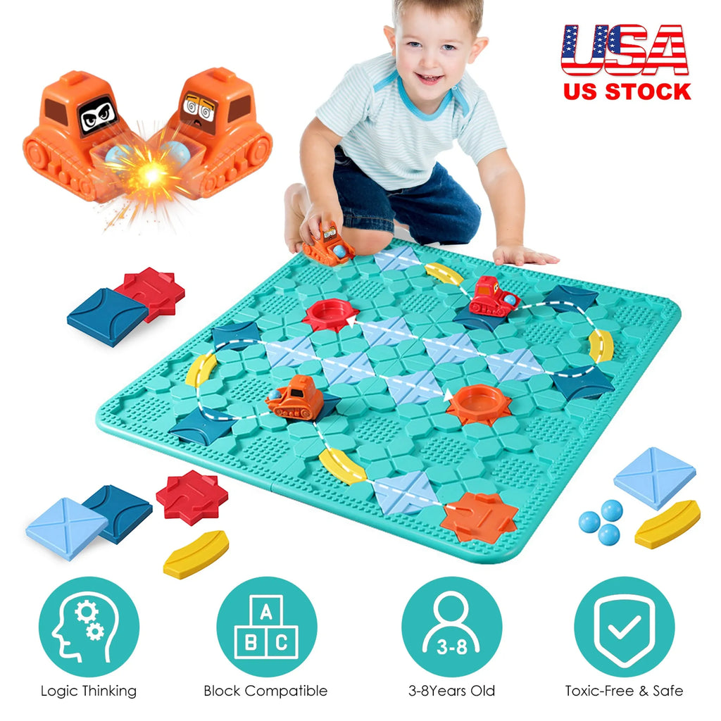 Kids Logical Road Builder Toy Brain Teasers Puzzles