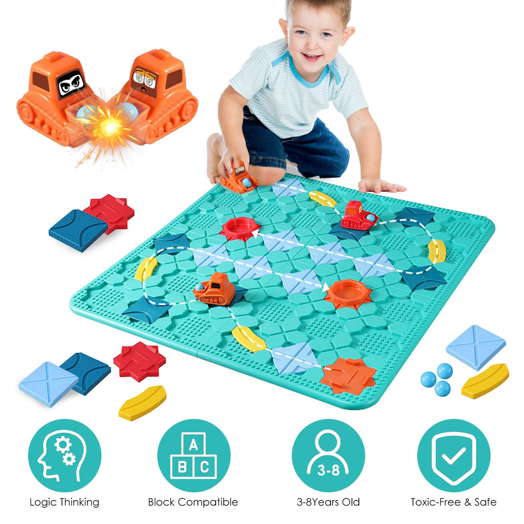 Kids Logical Road Builder Toy Brain Teasers Puzzles
