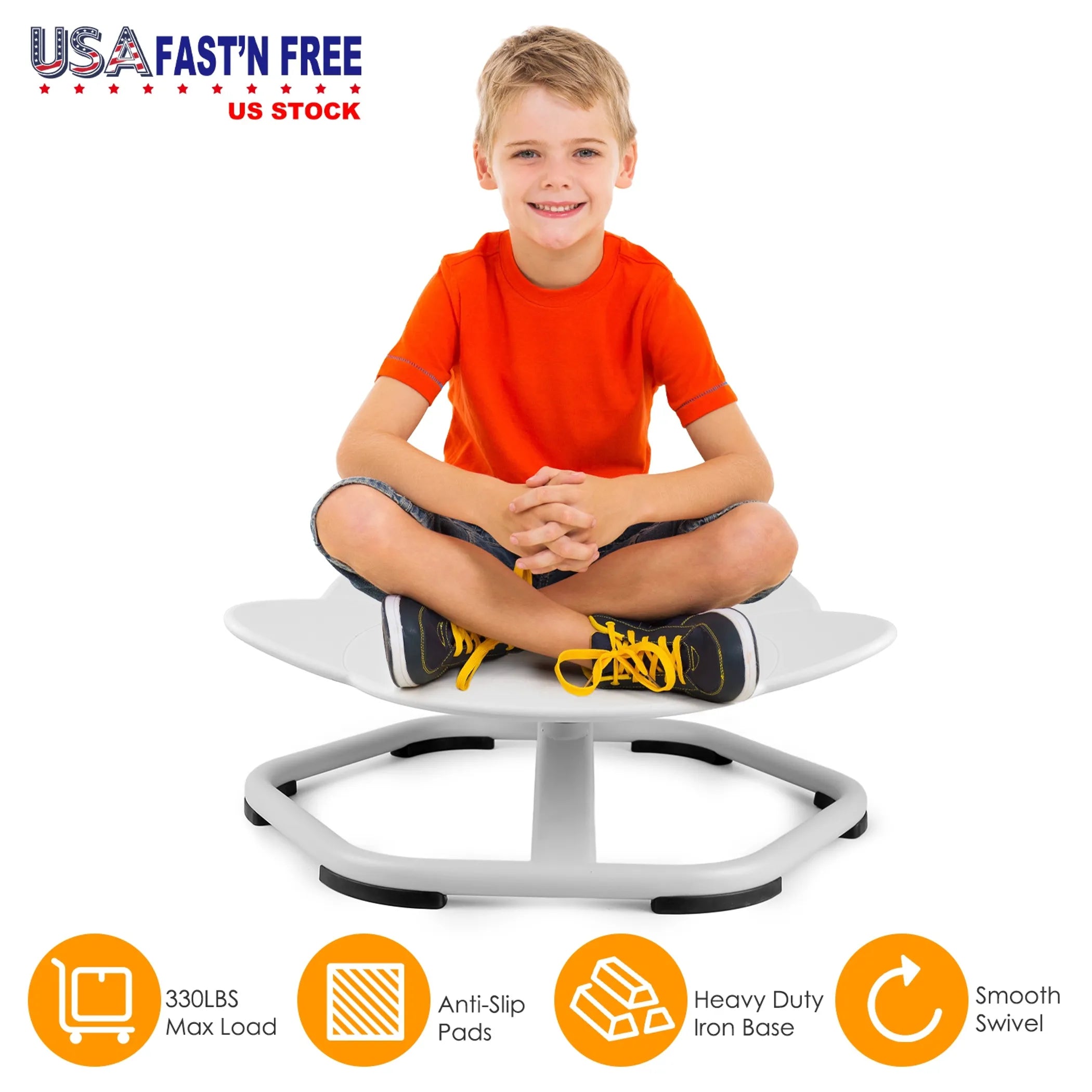 Kids Spinning Chair Autism Sensory Swivel Chair