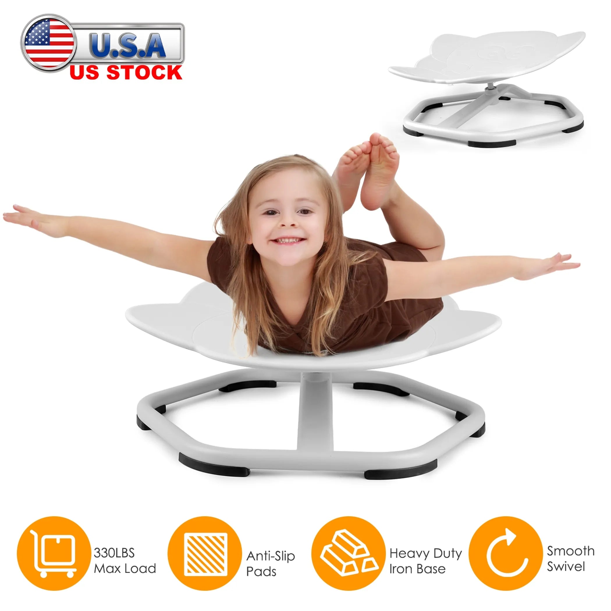 Kids Spinning Chair Autism Sensory Swivel Chair
