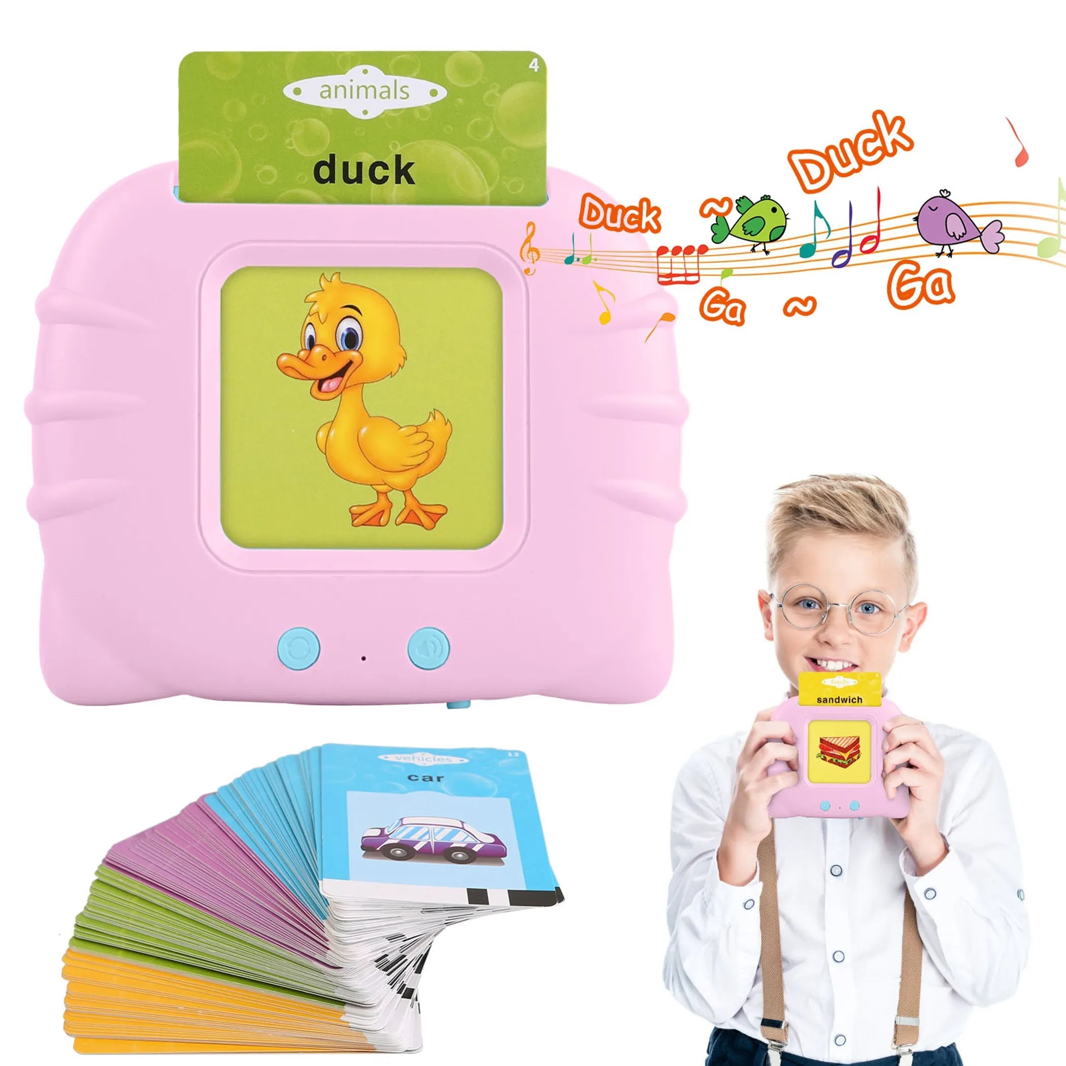 224 Words Kid Flash Talking Cards 112 Card Electronic Cognitive