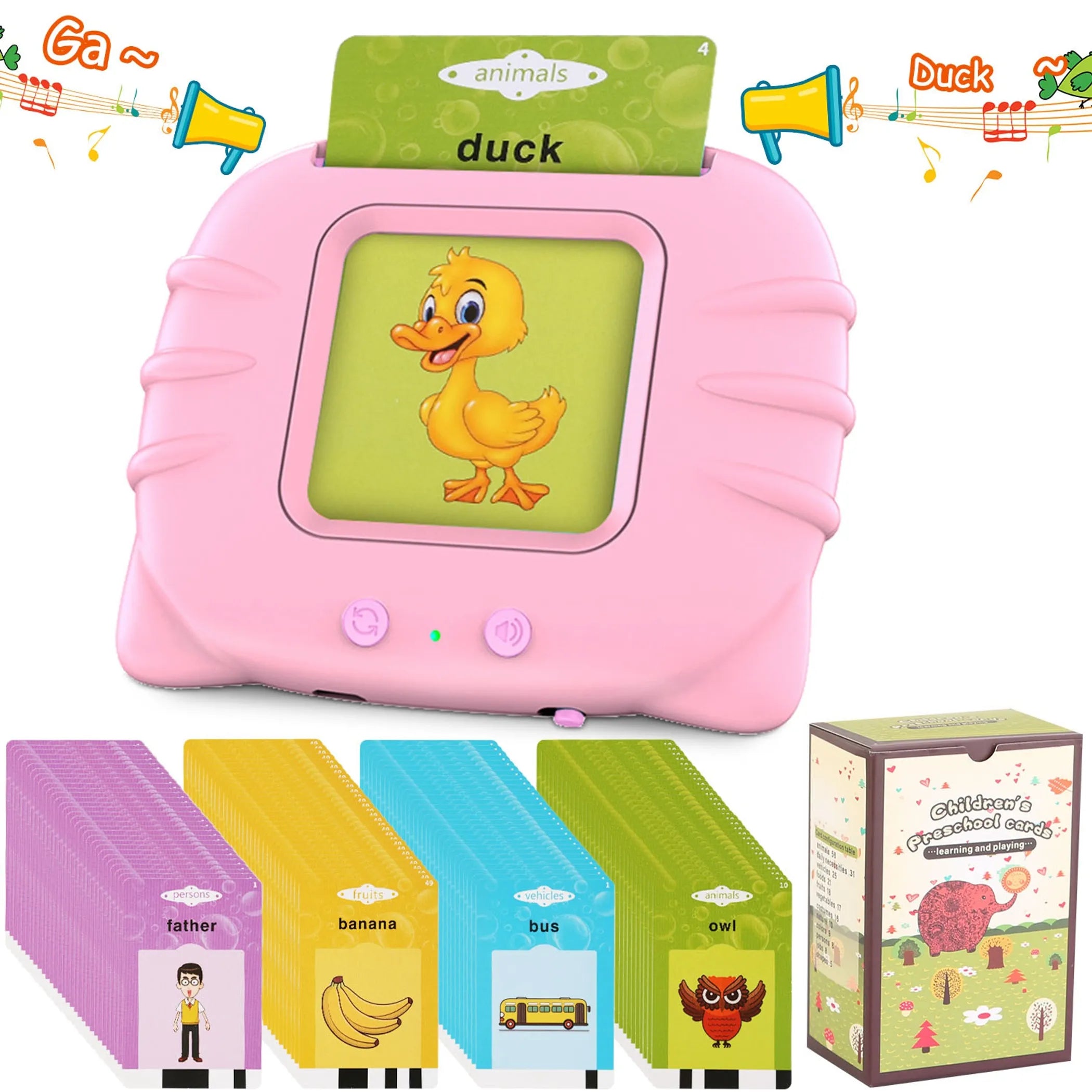 224 Words Kid Flash Talking Cards 112 Card Electronic Cognitive