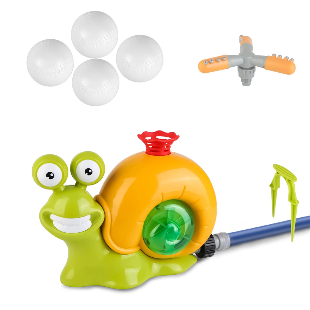 2 In 1 Snail Water Sprinkler Baseball Toy
