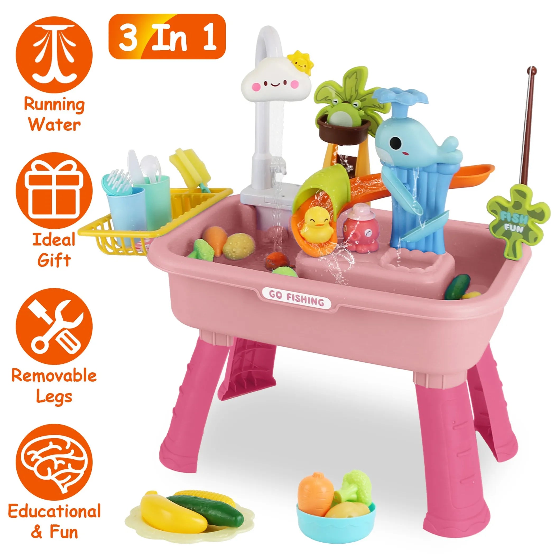 3 In 1 Kitchen Sink Toy