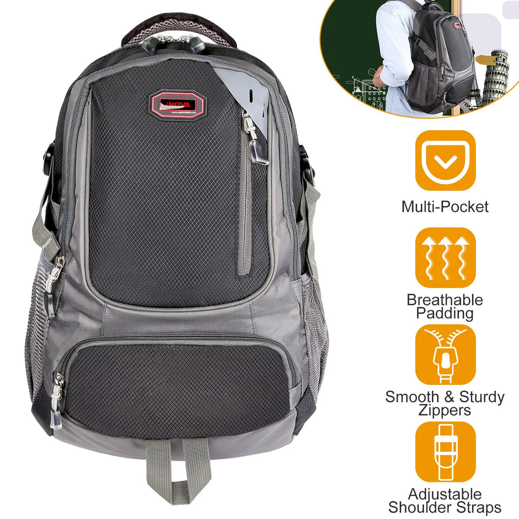 Unisex School Backpack Casual Travel Shoulder Bag