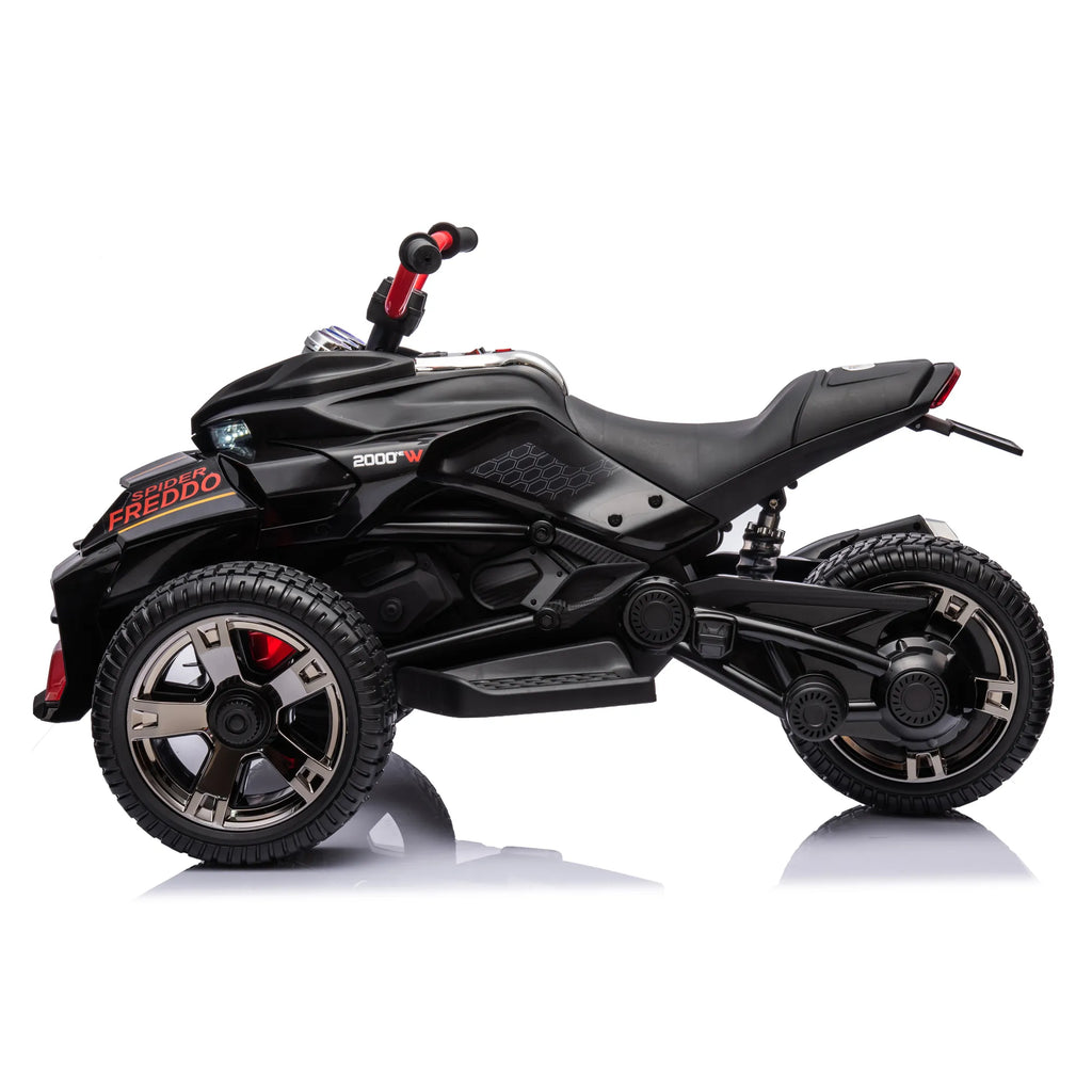 24V Freddo Spider 2 Seater Ride-On 3 Wheel Motorcycle
